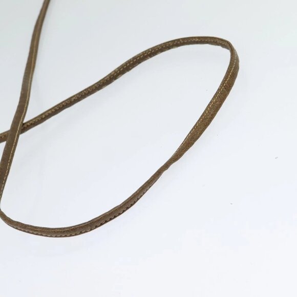 GUCCI GG Supreme Web Sherry Line Bag PVC Beige Gold 904 02 047 Auth th5842 - Picture 9 of 16